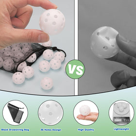 Coopay durable plastic golf balls resist cracking for long-lasting training
