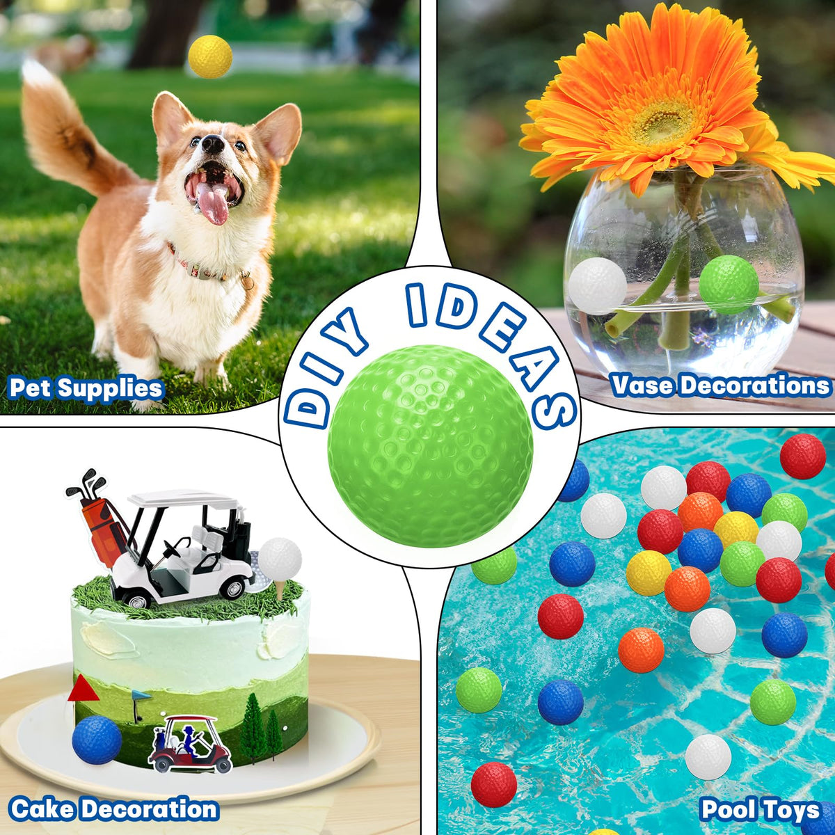 Coopay balls suitable for indoor and outdoor practice on various surfaces.