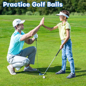 Coopay practice balls work on grass, sand, and hard surfaces