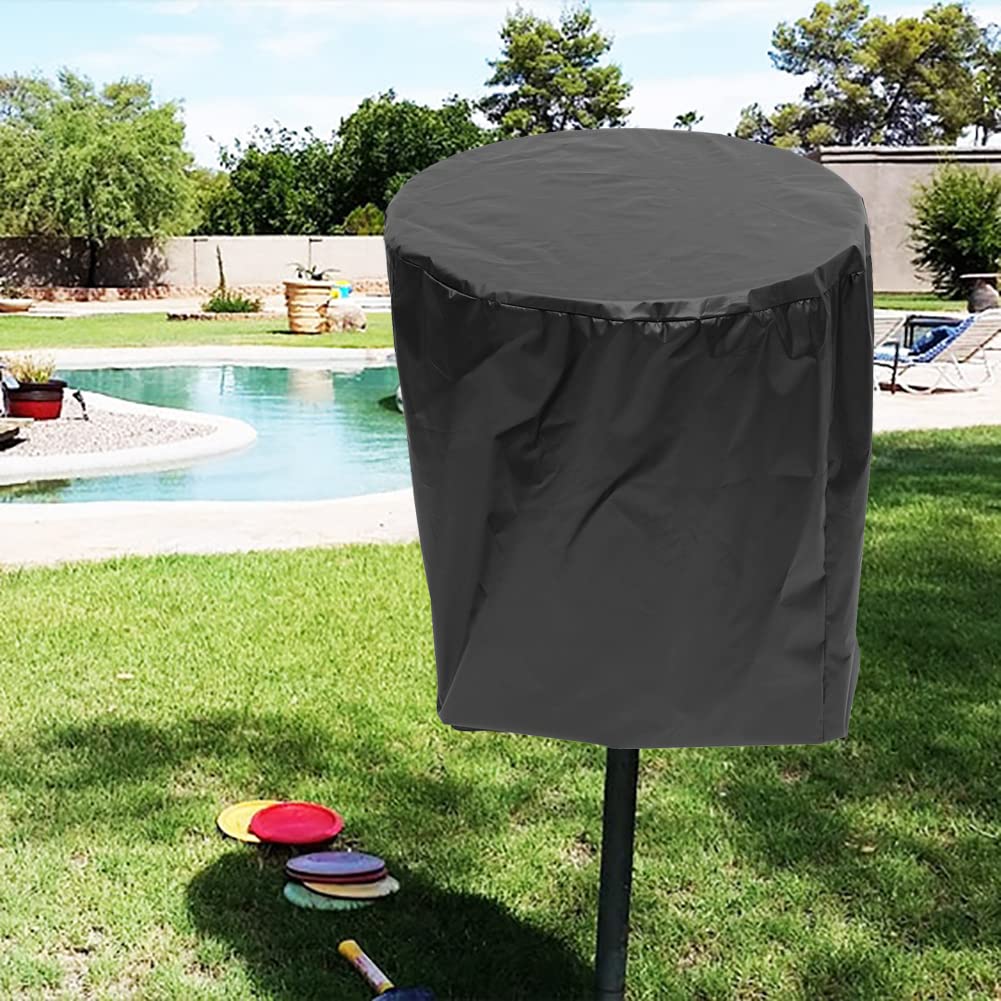 COOSOO disc golf cover prevents dust and leaves for a cleaner basket.
