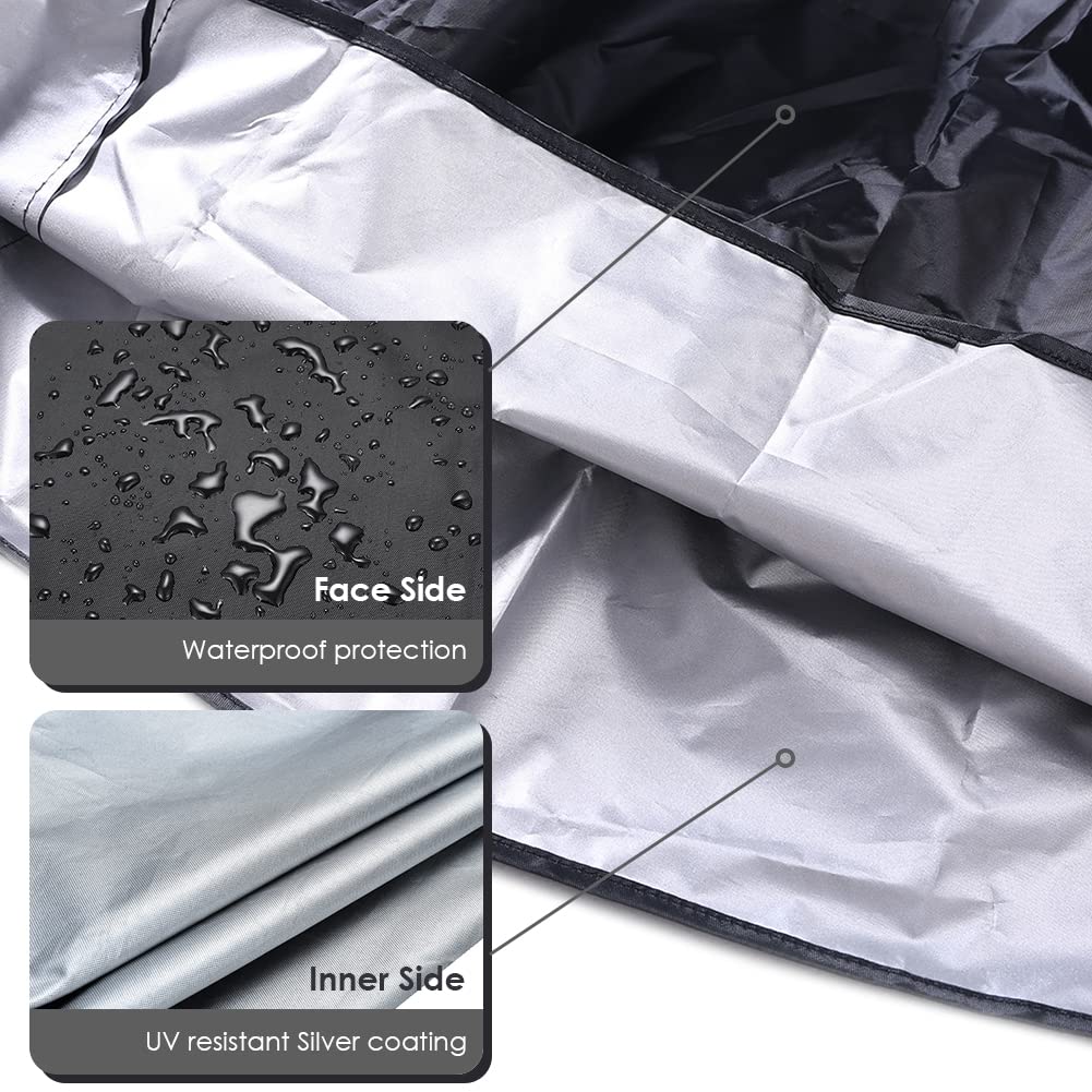 COOSOO windproof design keeps the cover securely in windy conditions.