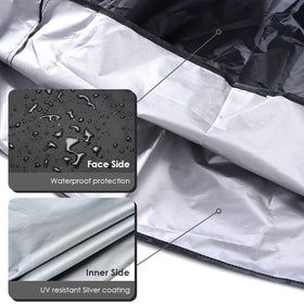 COOSOO windproof design keeps the cover securely in windy conditions.