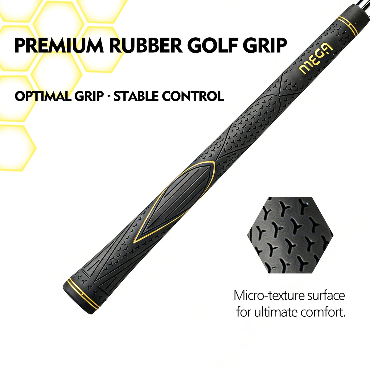 COOUV Mini 7 Iron emphasizes its lightweight clubbody for smooth swings.