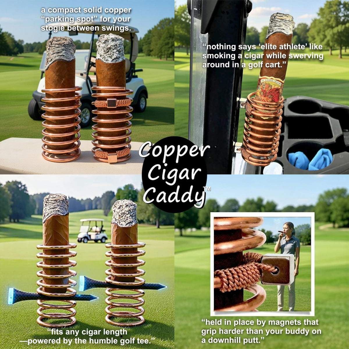 Durable copper construction beats plastic clips on rough terrain