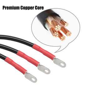 Copper lugs with a closed-end design for durability