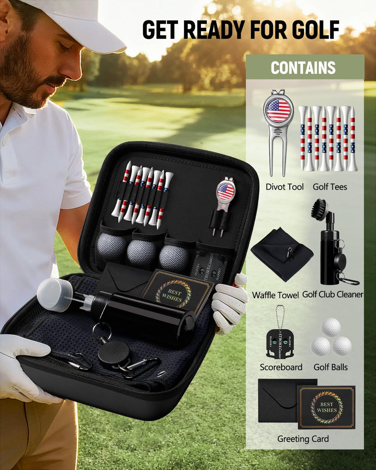Coralogo golf gift set balls highlight premium practice on the course