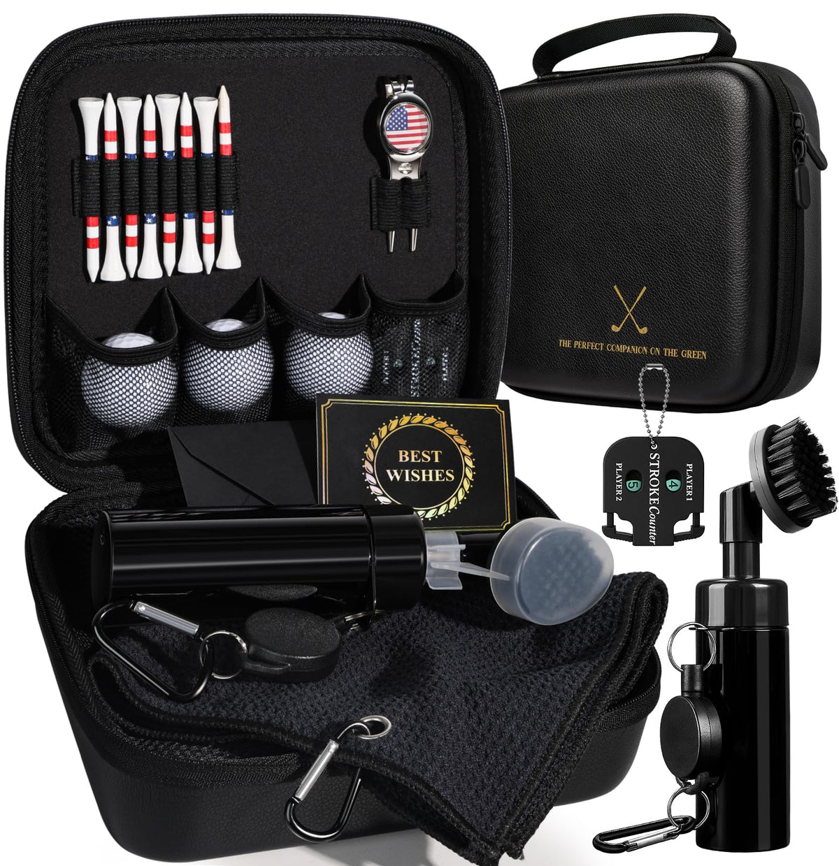 Coralogo golf gift set case keeps all essentials secure for travel