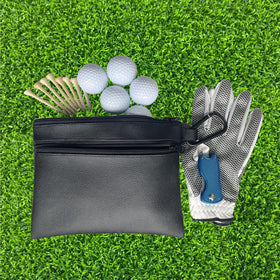 CORECISE Golf Ball Pouch carabiner hanging feature for quick access