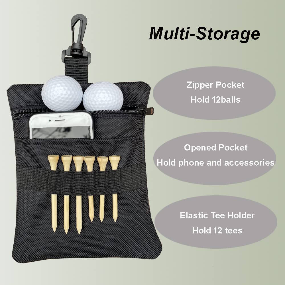 CORECISE open-pocket closures for hats, divot tools, and keys
