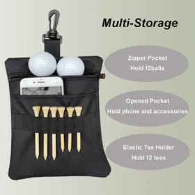 CORECISE open-pocket closures for hats, divot tools, and keys