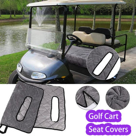 CORRBPEN Club Car seat cover enhances comfort during cool rounds.