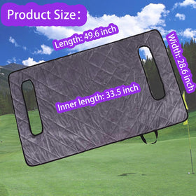 CORRBPEN EZGO-fit seat cover installs easily with side holes.
