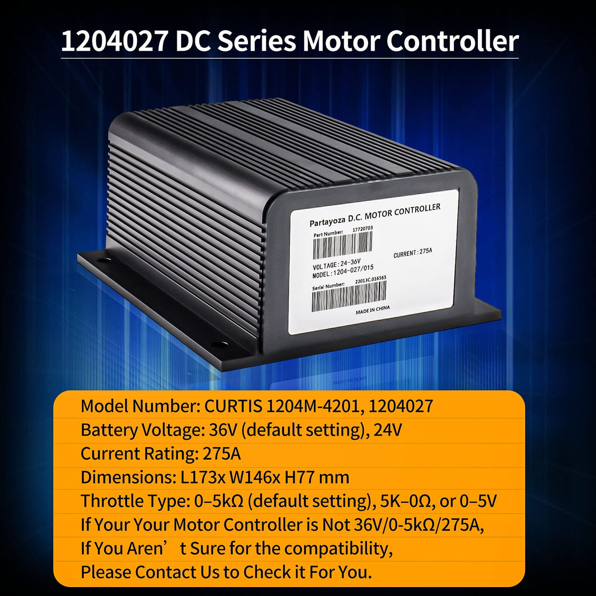 Cotether 1204M controller close-up shows rugged casing.