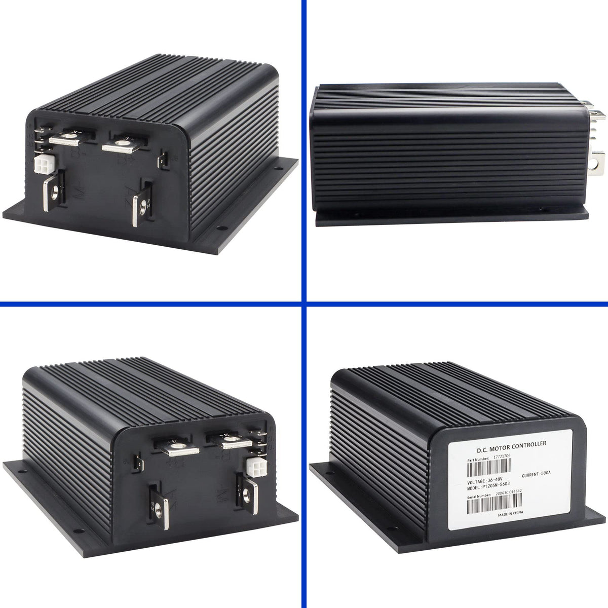 Cotether 1205 controller with 1313 programmer setup enables 36V configuration.