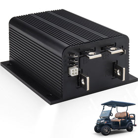 Cotether Curtis 1204 controller front view shows robust 48V setup for steady golf cart performance