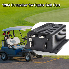 Cotether Curtis 1204 controller packaging shows ready-to-use 48V golf cart accessory