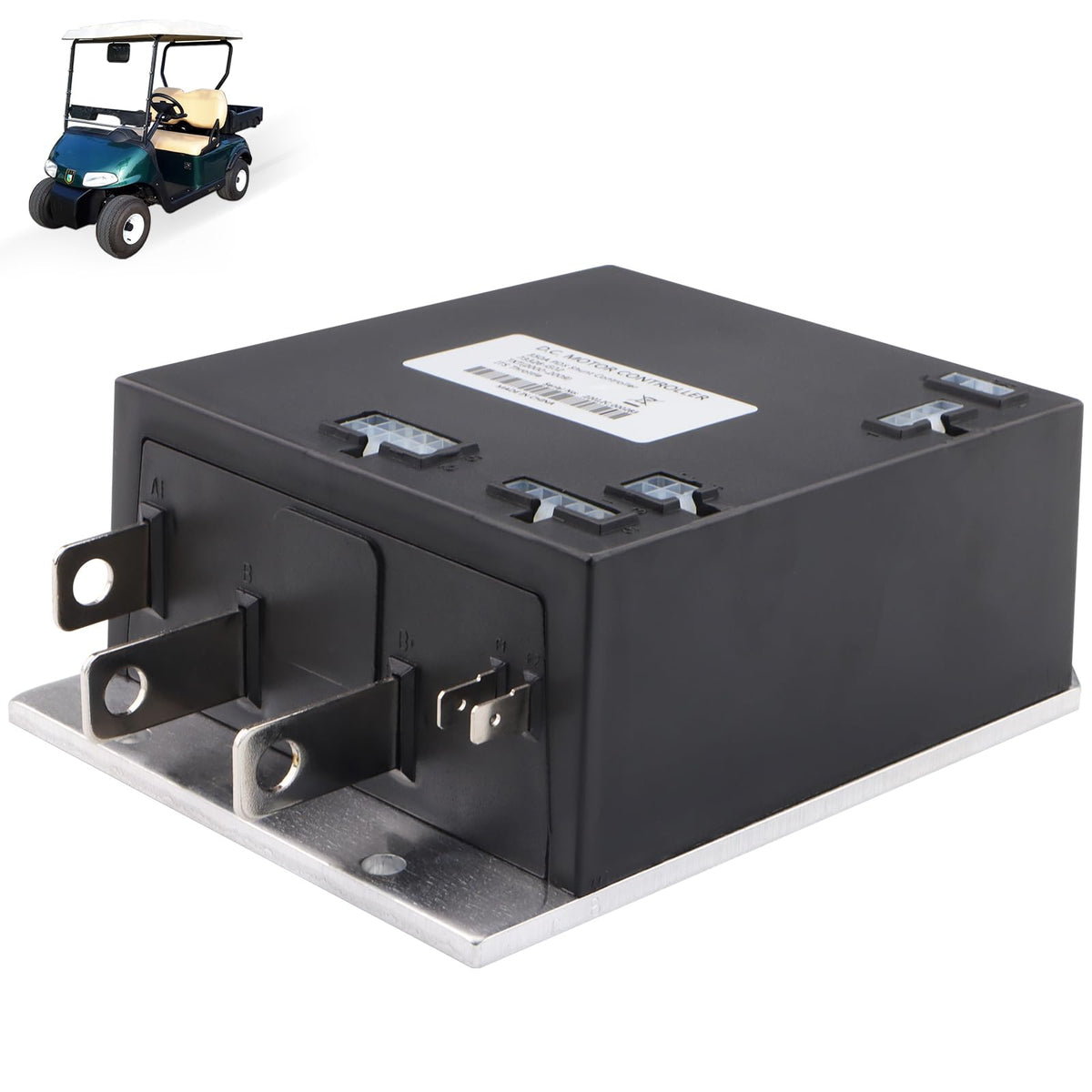 Cotether EZGO TXT 36V 350A shunt controller close-up for compact integration