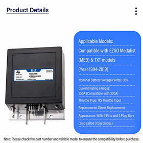Cotether compatibility chart for EZGO TXT/Medalist upgrades