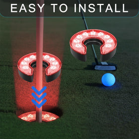 Cotkkstt waterproof puck lights withstand dew and rain outdoors