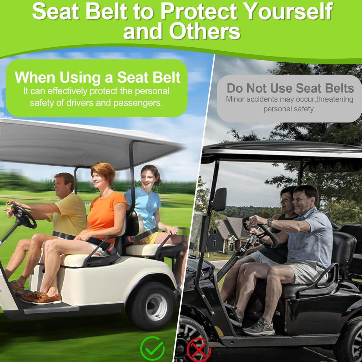 Courage Joy Kindness belt in action on go-karts and forklifts.
