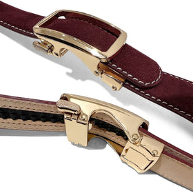 Cowboy Craft belt in an office look, showcasing a refined, durable buckle.