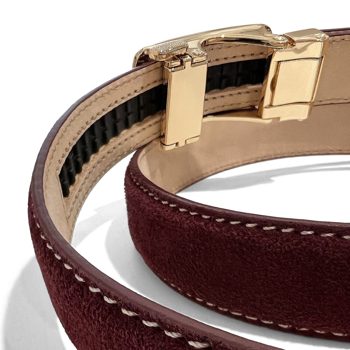 Cowboy Craft belt in outdoor style, emphasizing versatile wear and rugged suede.