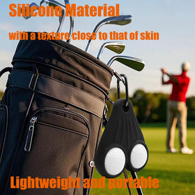 Cowenhey Portable golf storage pouch ready for travel and rounds.