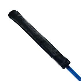Craftsman Golf black leather alignment stick cover — front view protecting sticks