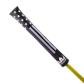 Craftsman Golf blue strips alignment stick cover highlights blue stripes for easy organization.