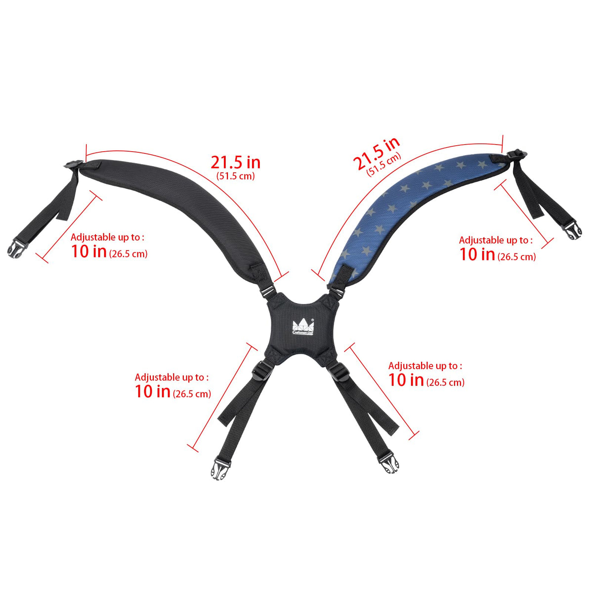 Craftsman Golf strap compatible with Titleist bags with quick buckles