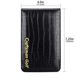 Close-up of crocodile-pattern PU leather for a premium look and feel.