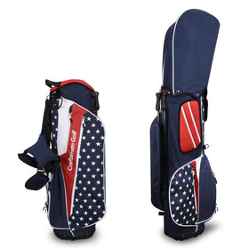 Craftsman Golf bag enlarged feet to prevent sinking on soft ground