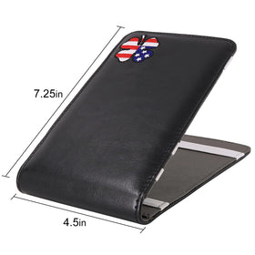 Craftsman Golf Holder with five elastic bands secures scorecard, yardage book, and more.