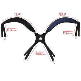 Craftsman Golf four-anchor-point compatibility fits most stand bags.