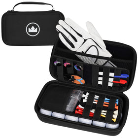 Craftsman Golf Glove Holder Case with hard shell protects gloves on the course.