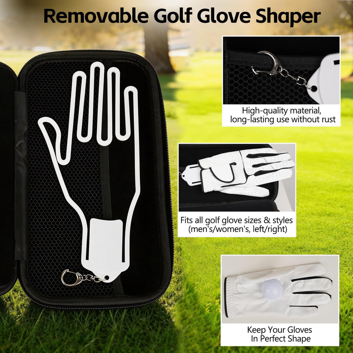 Craftsman glove holder case mesh pockets make small gear easy to reach.