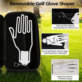 Craftsman glove holder case mesh pockets make small gear easy to reach.