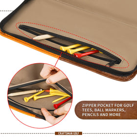 CRAFTSMAN GOLF Glove Keeper lightweight canvas interior keeps items secure and reachable.