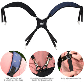 Craftsman Golf lightweight backpack strap for versatile transport.