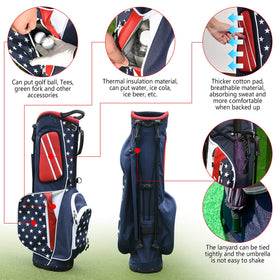 Craftsman Golf bag padded dual strap for comfortable carrying
