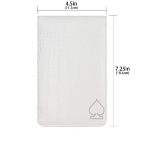 Craftsman Golf pocket-scorecard-holder white keeps cards handy in back pocket.