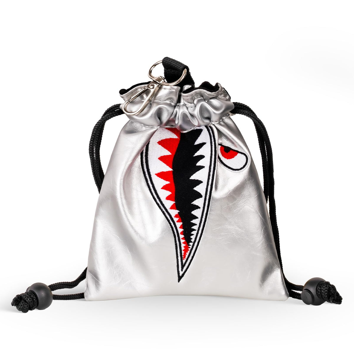 Craftsman Golf Shark Leather pouch with hook keeps valuables secure on the bag