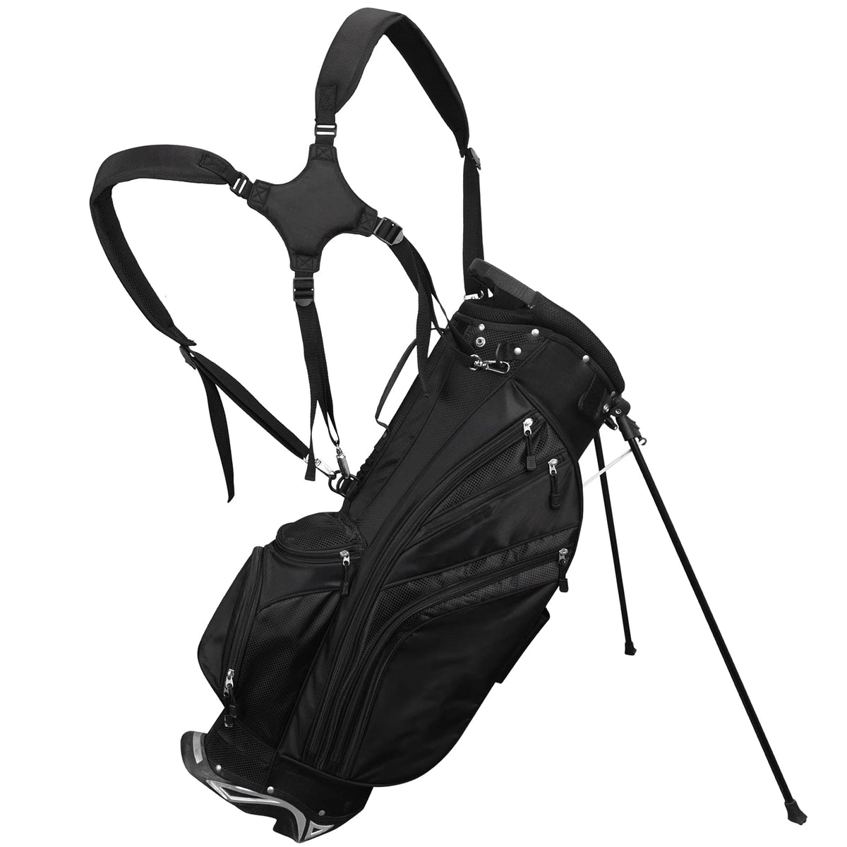 Craftsman Golf strap designed for backpack-style carry on stand bags