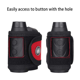 Craftsman Golf universal magnetic rangefinder strap magnet in action for fast pickup