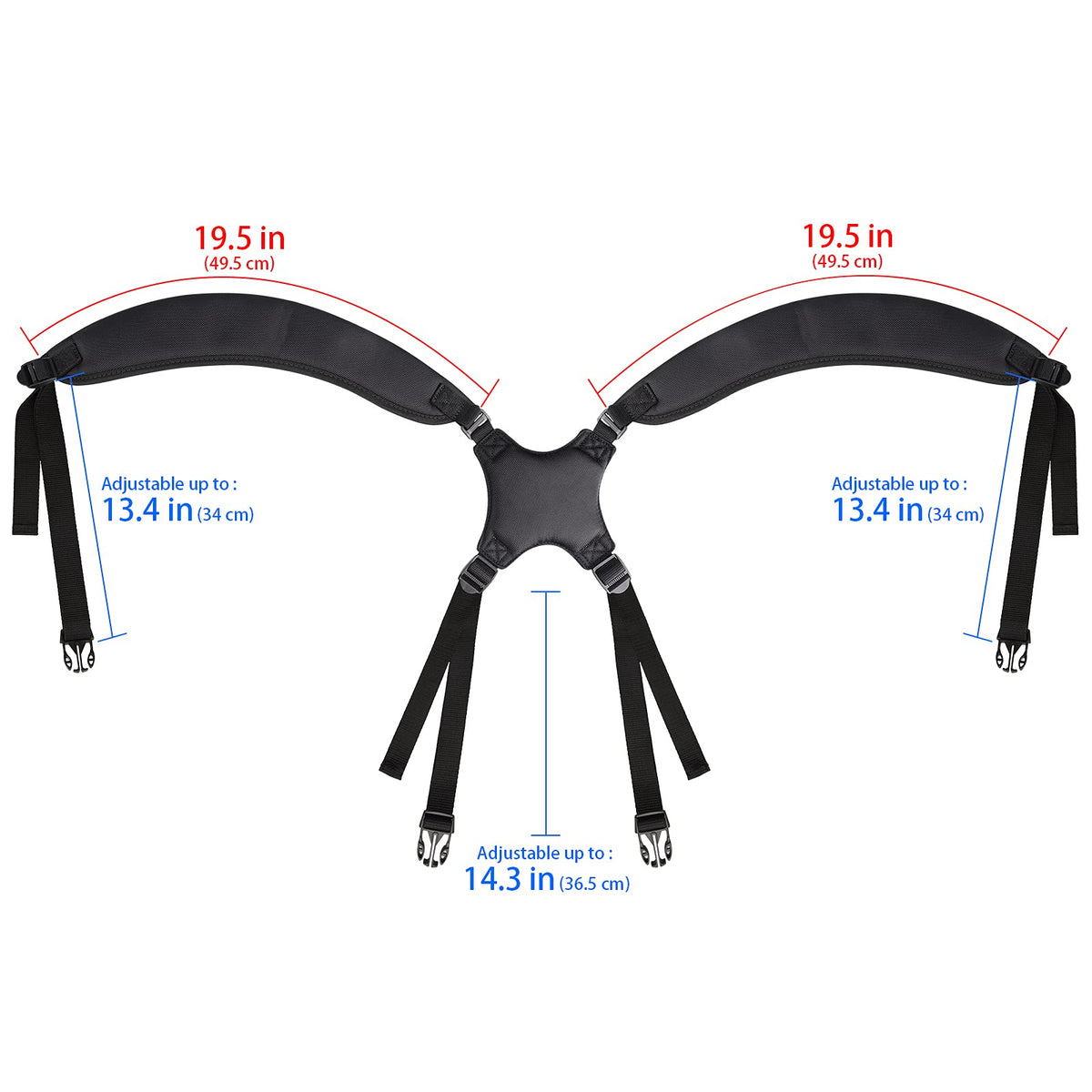 CRAFTSMAN GOLF water-resistant nylon strap keeps gear dry in wet conditions