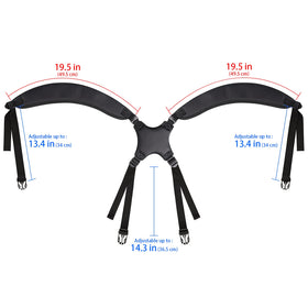 CRAFTSMAN GOLF water-resistant nylon strap keeps gear dry in wet conditions