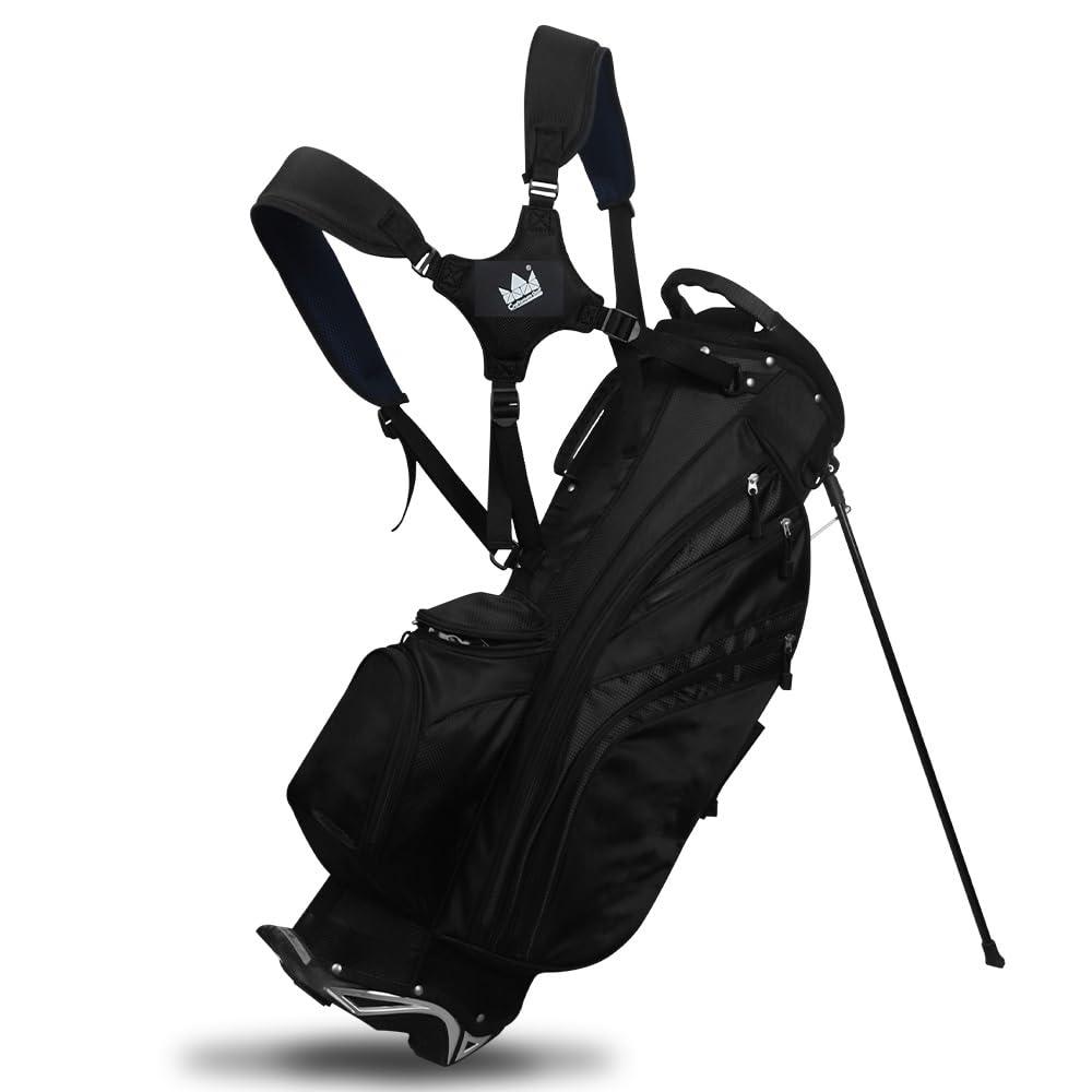 Craftsman Golf waterproof nylon strap strengthens bag durability in rain