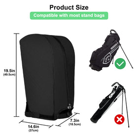 Craftsman Golf top-handle fit rain hood for 7–10 inch bags.
