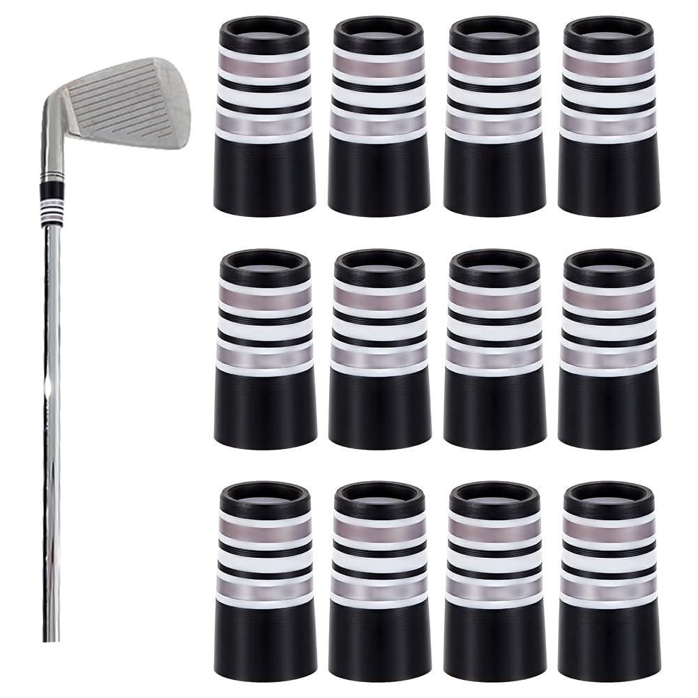 CRAFTYMELODY ferrules set with double silver ring design enhances club style and fit
