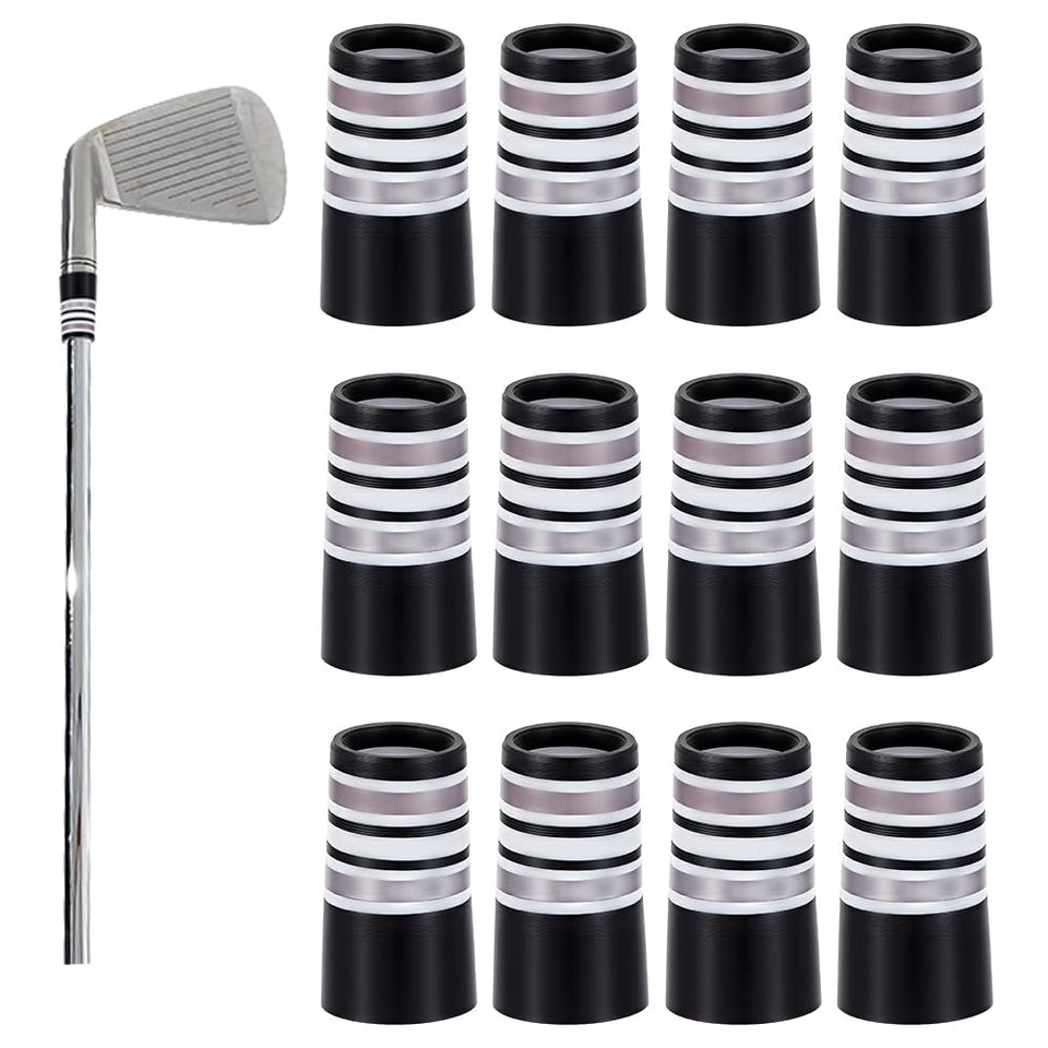 CRAFTYMELODY ferrules set with double silver ring design enhances club style and fit